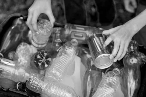 Image of a clean, decluttered garage in Weybridge